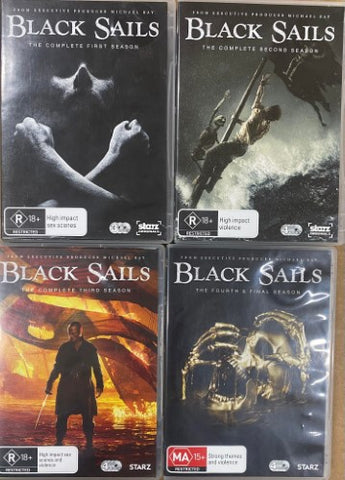 Black Sails : The Complete Seasons 1-4 (DVD)