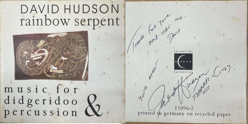 David Hudson - Music For Didgeridoo & Percussion (CD)