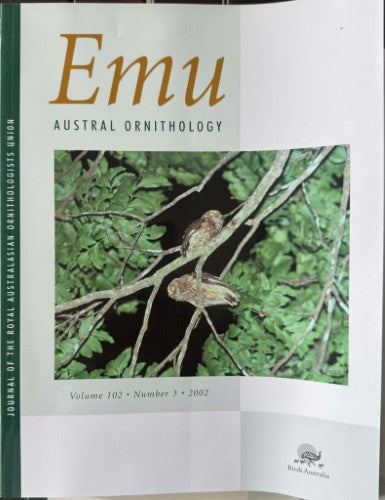 EMU : Austral Ornithology #102 (Sept 2002)