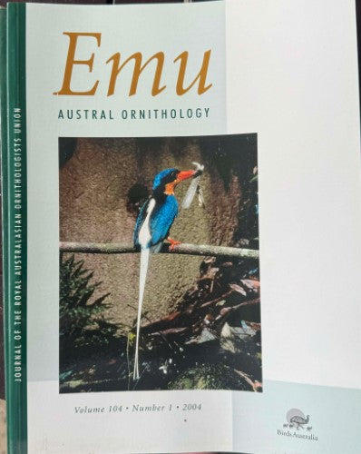 EMU : Austral Ornithology #104 (Mar 2004)
