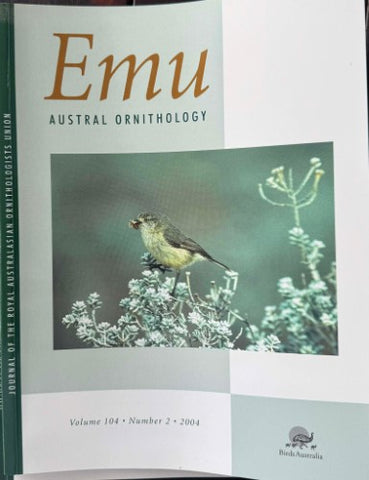 EMU : Austral Ornithology #104 (June 2004)
