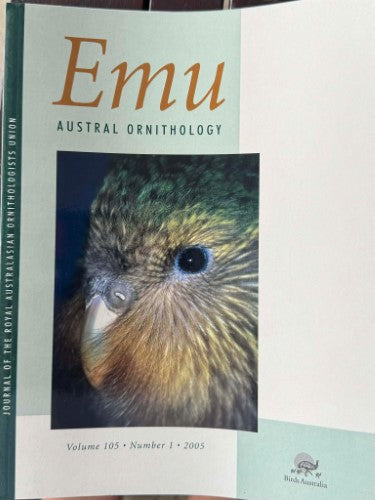 EMU : Austral Ornithology #105 (Mar 2005)
