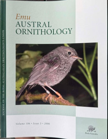 EMU : Austral Ornithology #106 (Sept 2006)