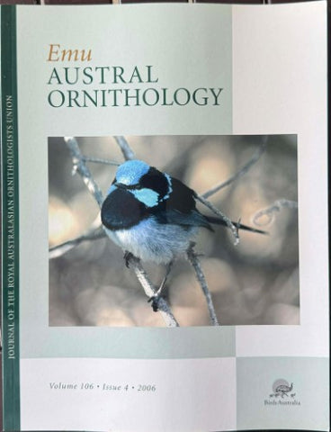 EMU : Austral Ornithology #106 (Dec 2006)