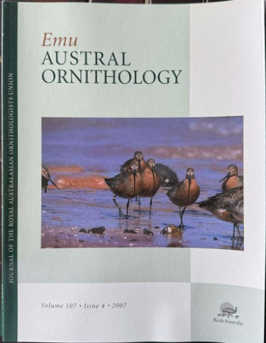 EMU : Austral Ornithology #107 (Dec 2007)