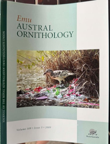 EMU : Austral Ornithology #109 (Sept 2009)