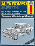 Haynes Owners Workshop Manual - Alfa Romeo Alfetta 1973-87 (All Models) (Hardcover)