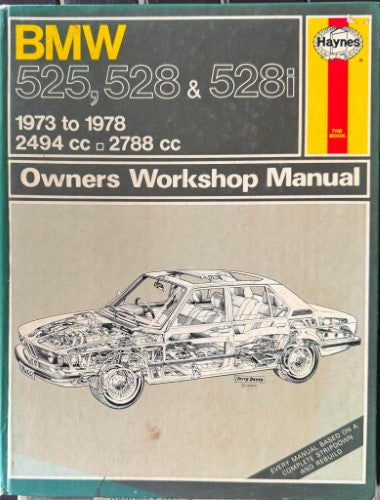 Haynes Service & Repair Manual - BMW 525, 528 & 528i 1973-78 (Hardcover)