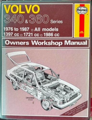 Haynes Service & Repair Manual - Volvo 340 & 360 Series (1976-1987)(All Models) (Hardcover)