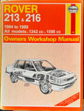 Haynes Service & Repair Manual - Rover 213 & 216 1984-89 (All Models) (Hardcover)