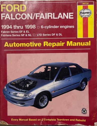 Haynes Automotive Repair Manual - Ford Falcon 1994-1998 : 6 Cylinder Engines