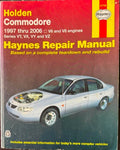 Haynes Service & Repair Manual - Holden Commodore 1997-2006 (V6 & V8) - VT VX VY & VZ