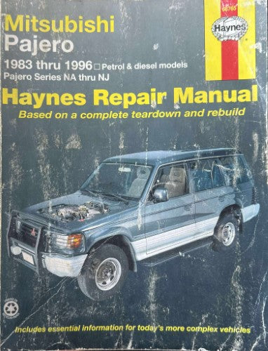 Haynes Service & Repair Manual - Mitsubishi Pajero 1983-96 (Petrol & Diesel)