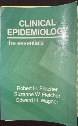 Robert & Suzanne Fletcher / Edward Wagner - Clinical Epidemiology