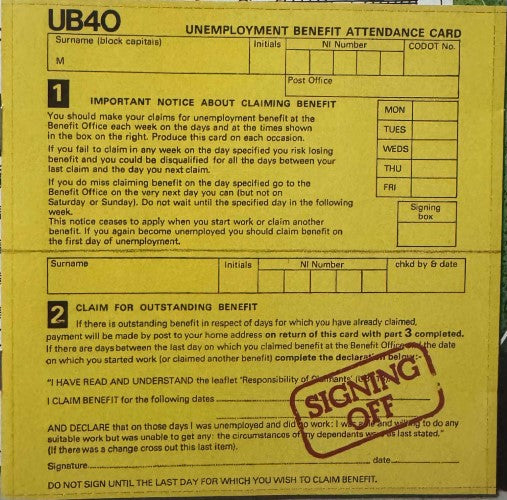 UB40 - Signing Off (CD)