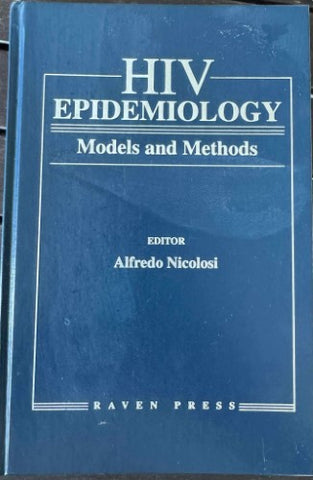 Alredo Nicolosi - HIV Epidemiology : Models & Methods (Hardcover)