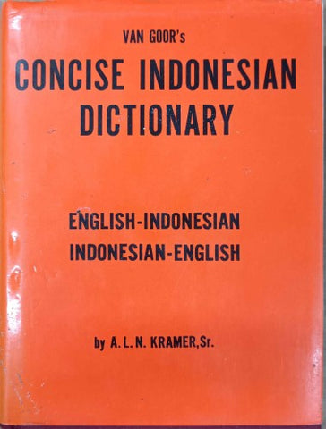 Van Goor's Concise Indonesian Dictionary (Hardcover)