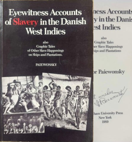 Isidor Paiewonsky - Eyewitness Accounts Of Slavery In The Danish West Indies