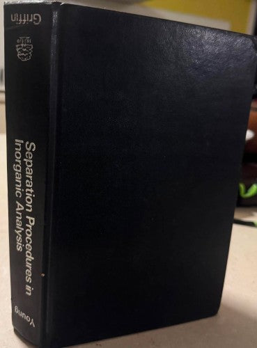 Roland Young - Separation Procedures In Inorganic Analysis (Hardcover)