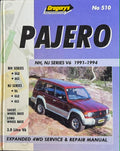 Gregory's Service & Repair Manual - #510 - Mitsubishi Pajero NH NJ Series (1991-94) (Hardcover)