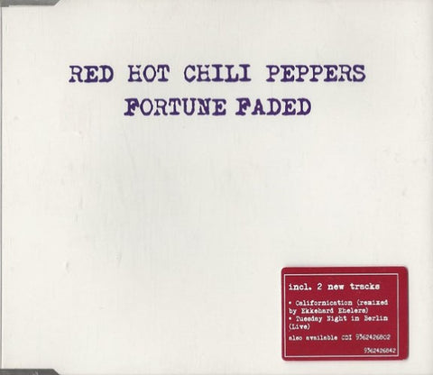 Red Hot Chili Peppers - Fortune Faded (CD)