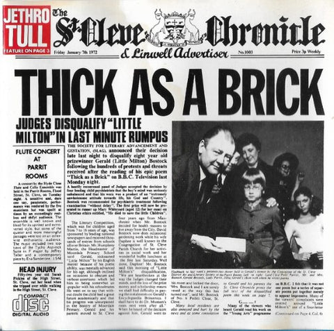 Jethro Tull - Thick As A Brick (CD)