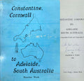 Maurine Work - Constantine, Cornwall To Adelaide, Australia