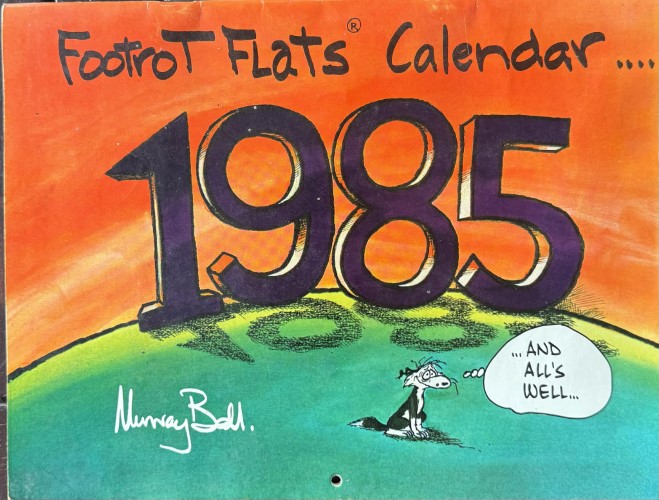 Murray Ball - Footrot Flats Calendar 1985