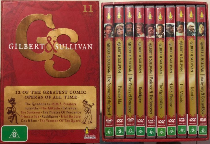 Gilbert & Sullivan - Box Set (11 DVD Set) (DVD)