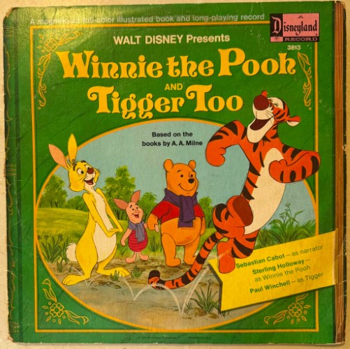 Walt Disney Read Along Book - Winnie The Pooh & Tigger Too (Vinyl LP)