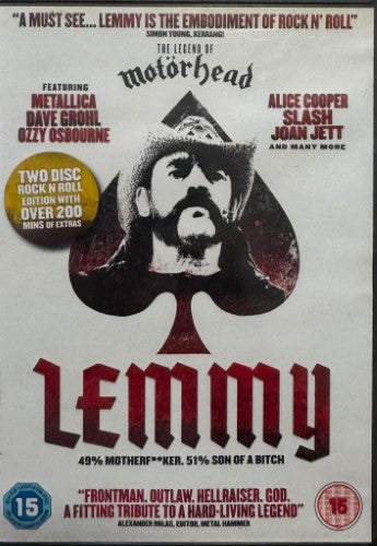 Lemmy (49% Mother F**ker, 51% Son Of A Bitch) (w/ Bonus Disc) (DVD)