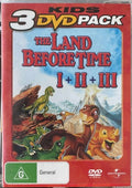 The Land Before Time 1,2 & 3 (DVD)