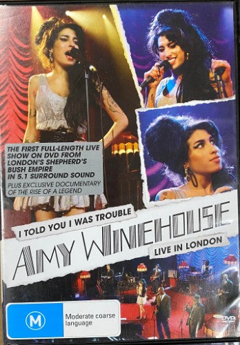 Amy Winehouse - I Told You I Was In Trouble : Live In London (DVD)