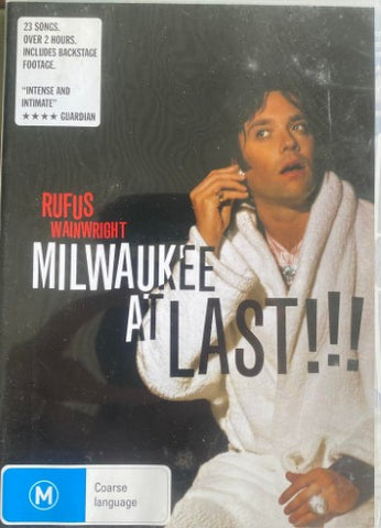 Rufus Wainwright - Milwaukee At Last !! (DVD)