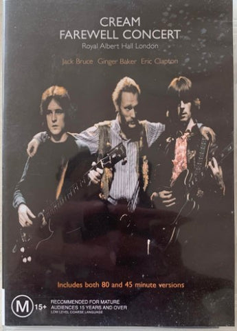 Cream - Farewell Concert : Royal Albert Hall (DVD)