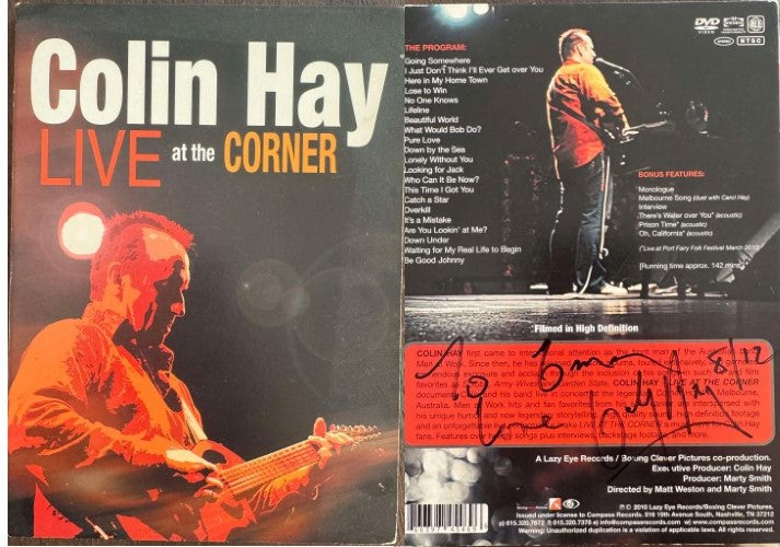 Colin Hay - Live At The Corner (DVD)