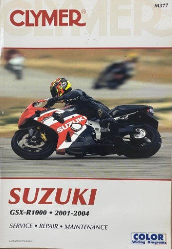 Clymer Workshop Manual - Suzuki GSX-R1000 2001-2004 Service / Repair / Maintenance