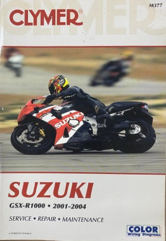 Clymer Workshop Manual - Suzuki GSX-R1000 2001-2004 Service / Repair / Maintenance