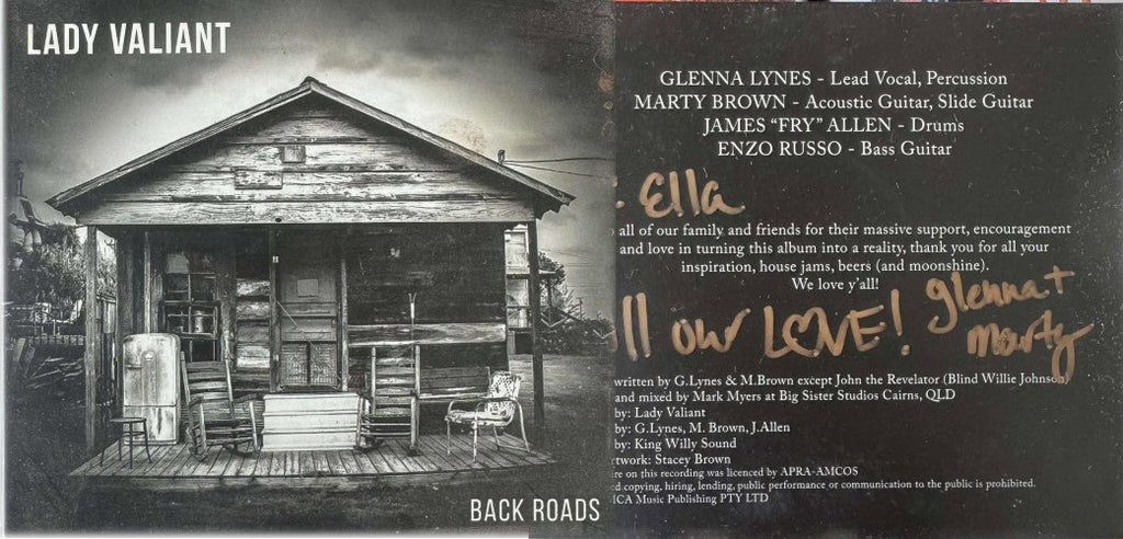 Lady Valiant - Back Roads (CD)