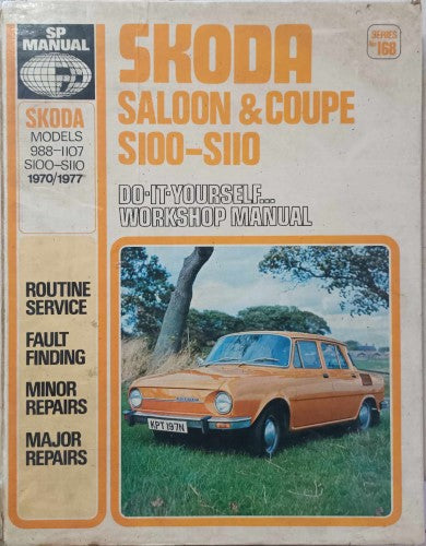 Scientific Publications DIY Workshop Manual - #168 Skoda Saloon / Coupe S100-S110 (1970-77) (Hardcover)