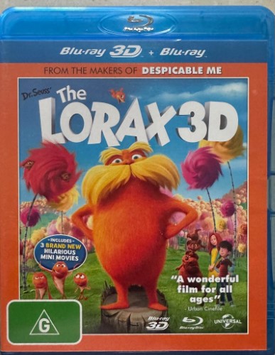 The Lorax (w/ Bonus 3D) (Blu Ray)