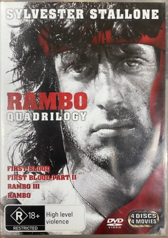 Rambo Quadrilogy : First Blood / Pt 2 / Rambo / Rambo 3 (DVD)