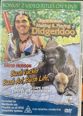 David Hudson - Making & Playing Didgeridoo / Bush Tucker, Bush Art, Bush Life (DVD)