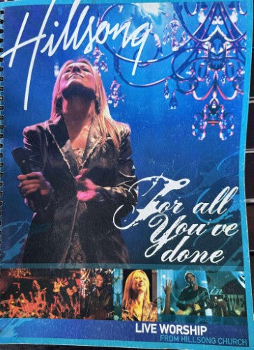 Music Tablature Book - Hillsong - For All You've Done