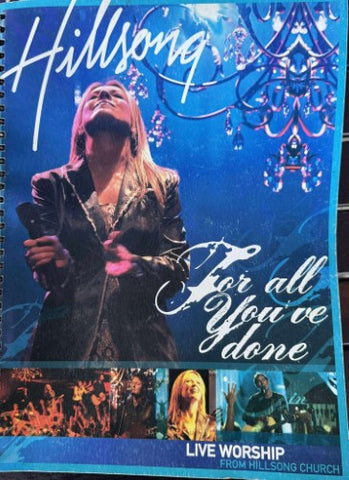 Music Tablature Book - Hillsong - For All You've Done