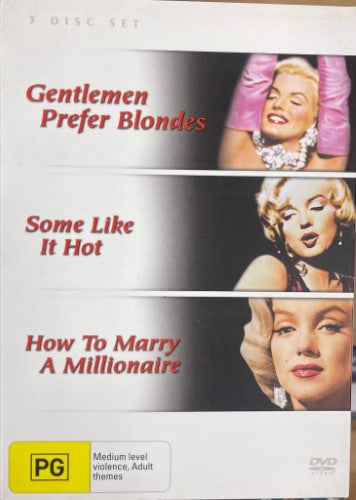 Marilyn Monroe - Gentlemen Prefer Blondes / How To Marry A Millionaire / Some Like It Hot (DVD)