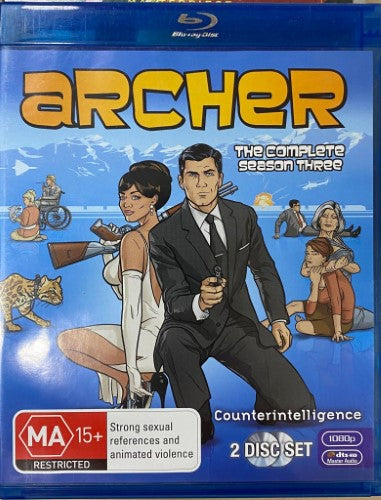 Archer : The Complete Season Three (Blu Ray)