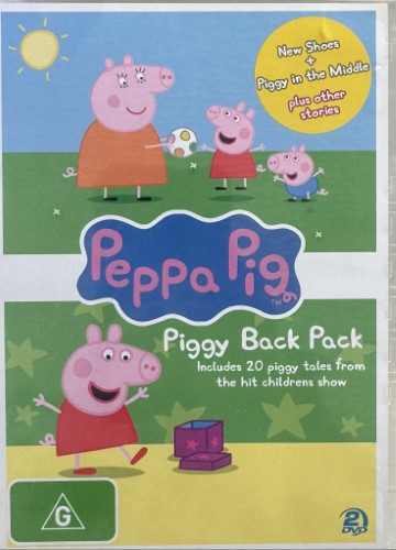 Peppa Pig : Piggy Back Pack - New Shoes / Piggy In The Middle (DVD)