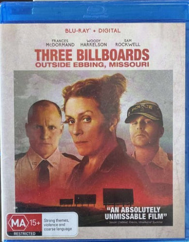 Three Billboards Outside Ebbing, Missouri (Blu Ray)