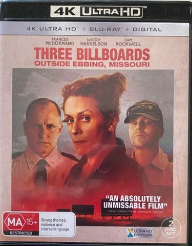 Three Billboards Outside Ebbing, Missouri (Blu Ray)